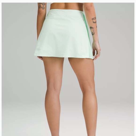 Lululemon Peek Pleat High-Rise Tennis Skirt size 2 color mint - Picture 11 of 11